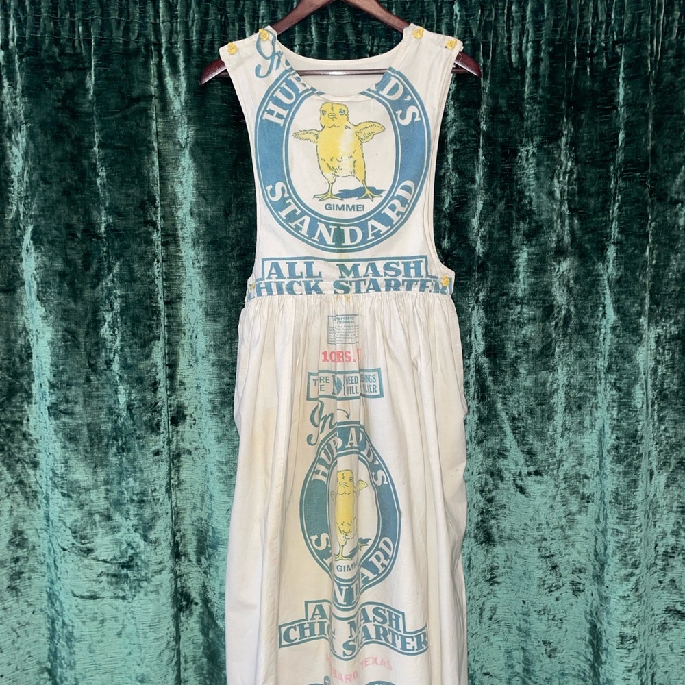 Stunning Vintage Feed Sack Dress